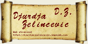 Đurđa Zelinčević vizit kartica